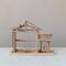 Hello Honey® 13.75" Natural Pine Wood Nativity Creche
